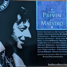 CDs de Música: ANDRE PREVIN. MAESTRO. ESTUCHE 3 CDS. SINFÓNICA DE LONDRES - FILARMÓNICA DE VIENA. Lote 314210473