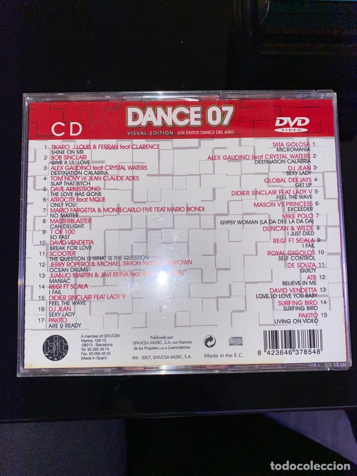 CDs de m&uacute;sica: CD+DVD DANCE 07, VISUAL EDITION, LOS EXITOS DANCE DEL A&Ntilde;O - Foto 2