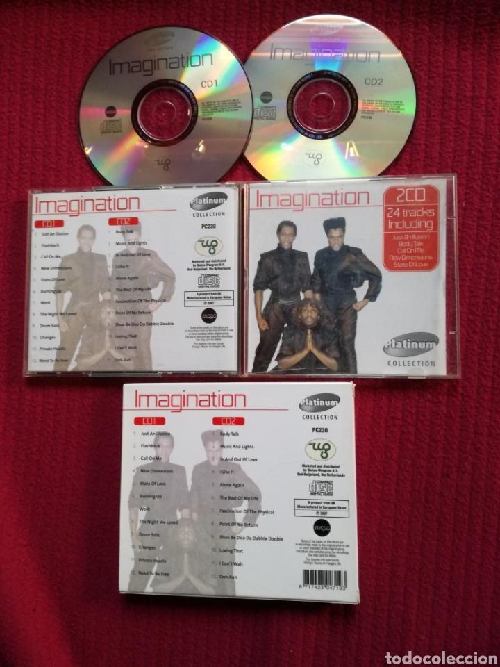 CDs de m&uacute;sica: IMAGINATION: Live. 2Cds, 24 Tracks. - Foto 1
