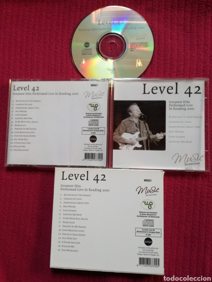 CDs de m&uacute;sica: LEVEL 42: Greatest Hits, Live In Reading 2001. - Foto 1