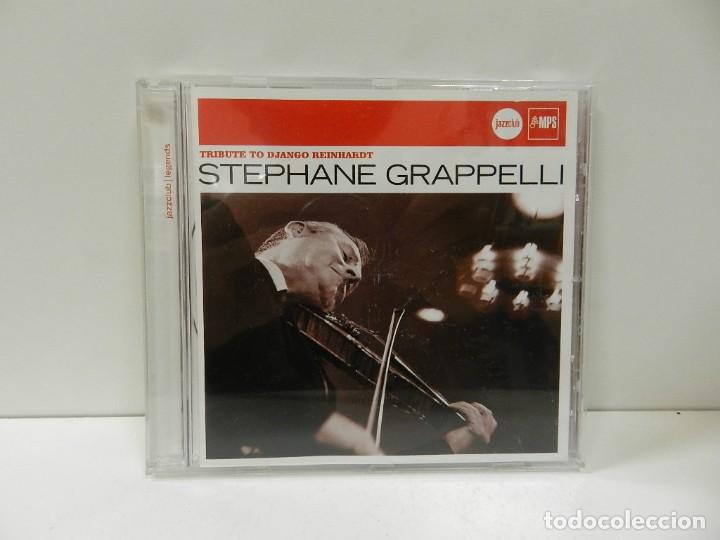 CDs de m&uacute;sica: DISCO CD. St&eacute;phane Grappelli &ndash; Tribute To Django Reinhardt. COMPACT DISC. - Foto 1