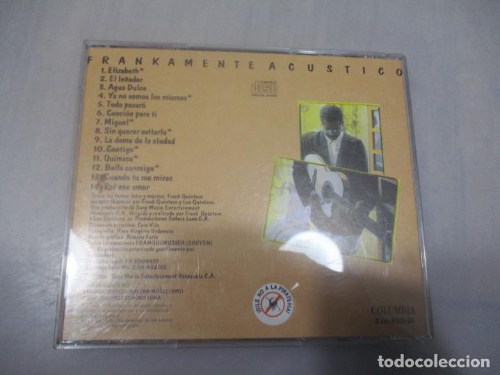 CDs de m&uacute;sica: FRANK QUINTERO Frankamente acustico unplugged DI2421 - Foto 2