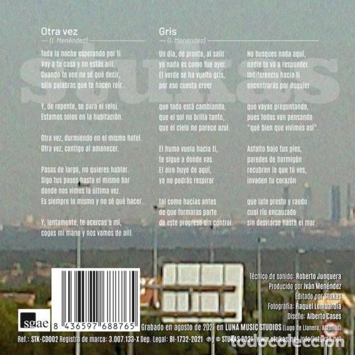 CDs de m&uacute;sica: STUKAS - OTRA VEZ / GRIS (CD single) 2021 - Foto 2