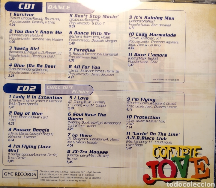 CDs de m&uacute;sica: Doble Cd Dance - Chill out - funki - Foto 3