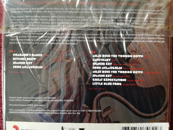 CDs de m&uacute;sica: MILES DAVIS - BITCHES BREW - 2 X CD SONY 2017 PRECINTADO - - Foto 4