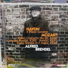 CDs de Música: HAYDN, MOZART - ALFRED BRENDEL - 4 PIANO SONATAS (2XCD, ALBUM)