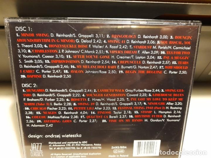 CDs de m&uacute;sica: DOBLE CD DJANGO REINHARDT : JAZZ CLASSICS - Foto 3