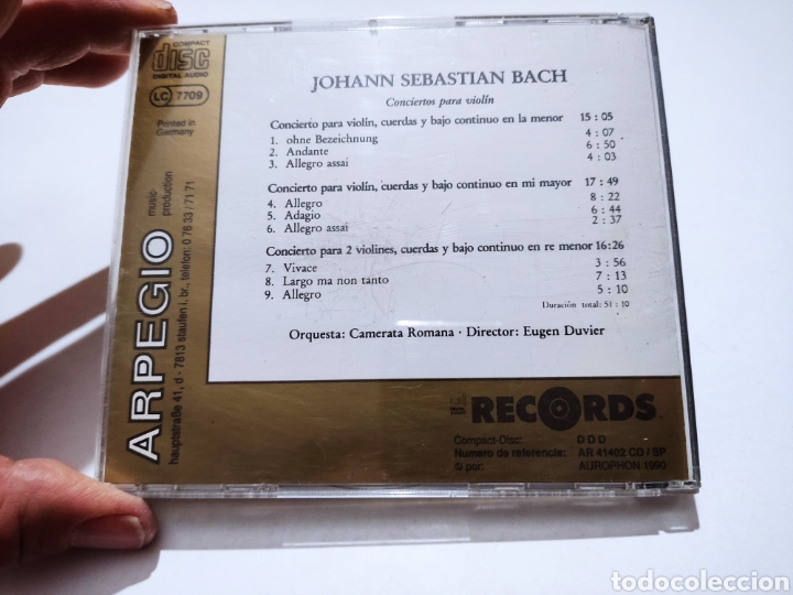CDs de m&uacute;sica: CD arpege sebastian Bach - Foto 4