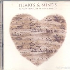 CDs de Música: CD MUSICAL HEARTS & MINDS 20 CONTEMPORARY LOVE SONGS VER CONTENIDO EN FOTOGRAFIAS. Lote 314682898