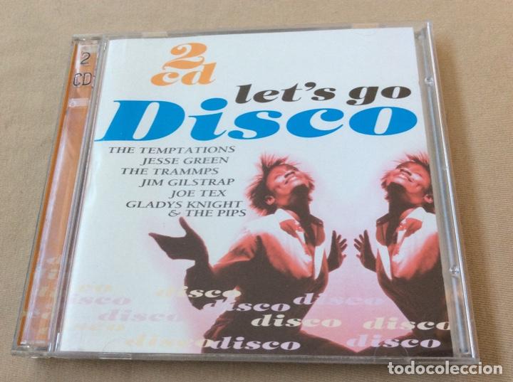 CDs de m&uacute;sica: Lets Go Disco. Varios. 2 cd. - Foto 1