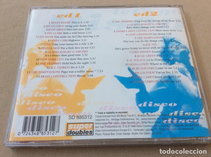 CDs de m&uacute;sica: Lets Go Disco. Varios. 2 cd. - Foto 2