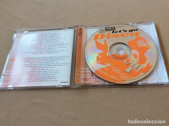 CDs de m&uacute;sica: Lets Go Disco. Varios. 2 cd. - Foto 3