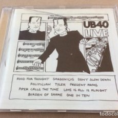 CDs de Música: UB40 - LIVE.. Lote 314694723