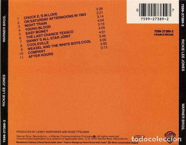CDs de m&uacute;sica: Rickie Lee Jones - CD - Foto 2