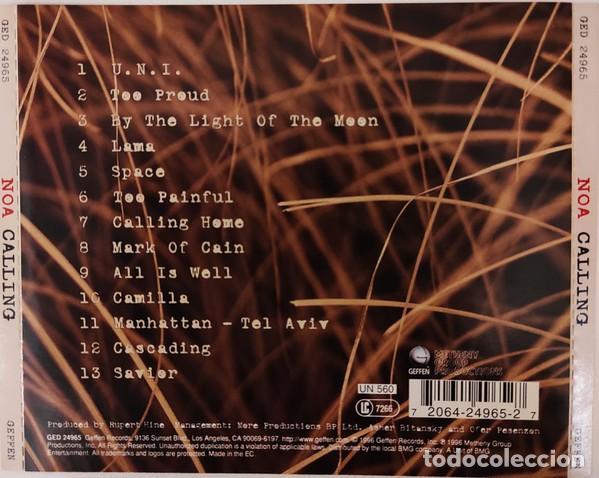 CDs de m&uacute;sica: Noa - Calling - CD - Foto 2