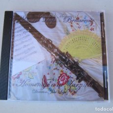 CDs de Musique: BANDA DE MUSICA MAESTRO LUPI BENAVENTE-HOMENAJE A LA ZARZUELA CD DESCATALOGADO. Lote 314746653