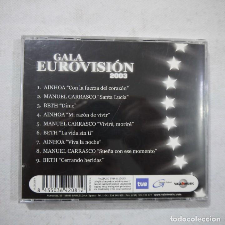 CDs de m&uacute;sica: OPERACI&Oacute;N TRIUNFO - GALA EUROVISION - CD 2003 - Foto 3