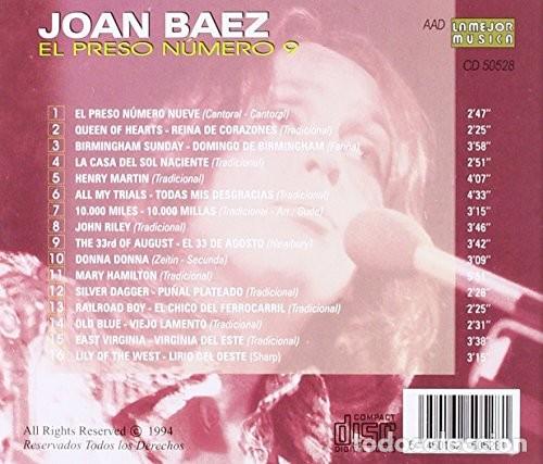 CDs de m&uacute;sica: Joan Baez (CD) - Foto 2