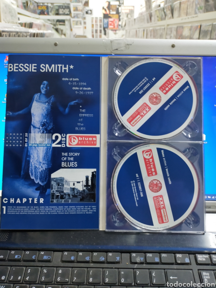 CDs de m&uacute;sica: Bessie Smith doble CD con libreto blues archive chapter 1 2004 - Foto 2