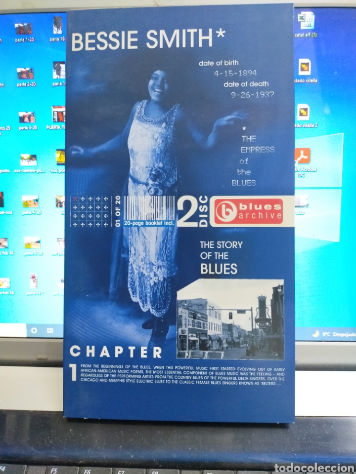 CDs de m&uacute;sica: Bessie Smith doble CD con libreto blues archive chapter 1 2004 - Foto 1