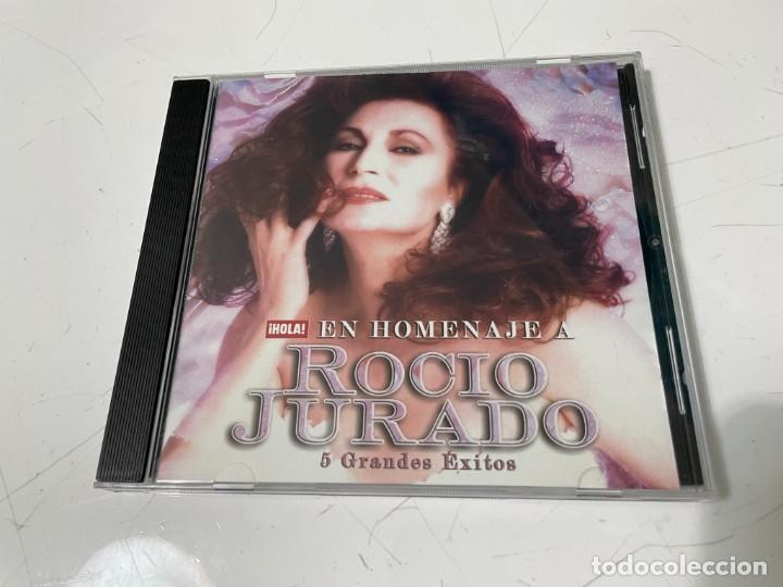 CDs de m&uacute;sica: CD HOLA EN HOMENAJE A ROCIO JURADO 5 GRANDES EXITOS - Foto 1