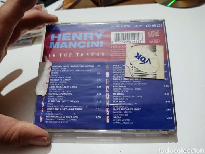 CDs de m&uacute;sica: CD Henry mancini - Foto 4
