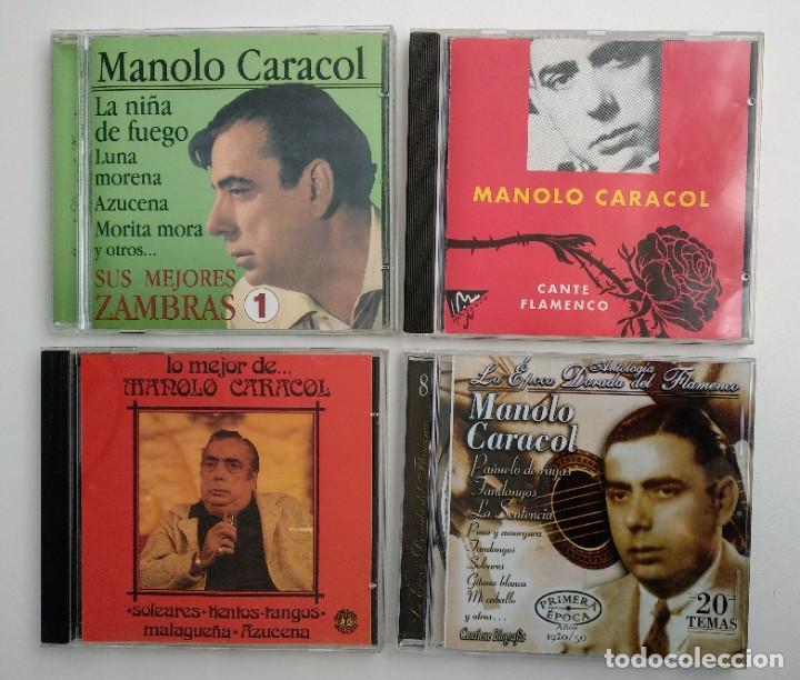 CDs de m&uacute;sica: Lote 4 CD impecables - MANOLO CARACOL - Foto 1
