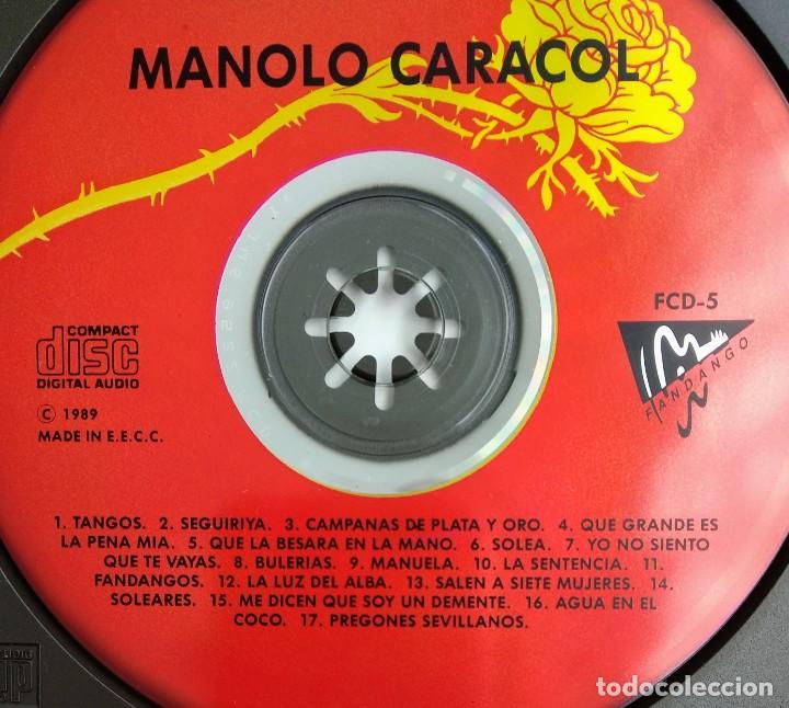 CDs de m&uacute;sica: Lote 4 CD impecables - MANOLO CARACOL - Foto 3
