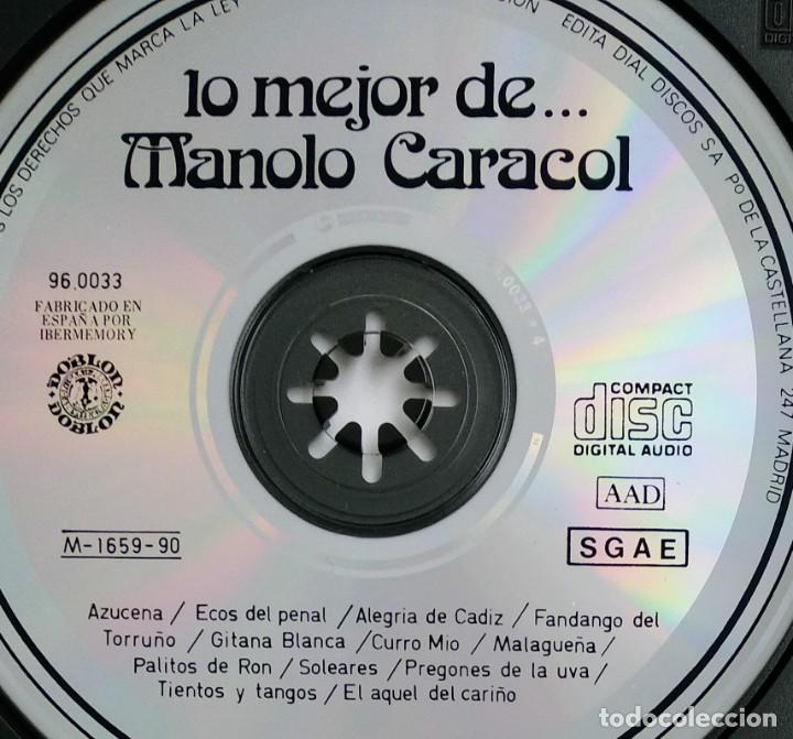 CDs de m&uacute;sica: Lote 4 CD impecables - MANOLO CARACOL - Foto 4