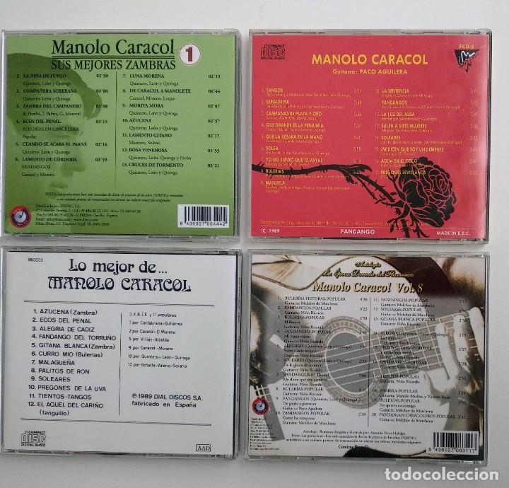 CDs de m&uacute;sica: Lote 4 CD impecables - MANOLO CARACOL - Foto 7