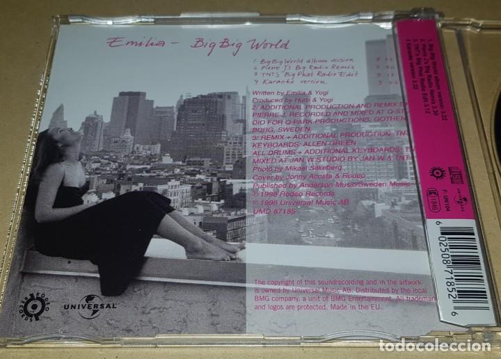 CDs de m&uacute;sica: CD single EMILIA Big big world 1998 - Foto 2