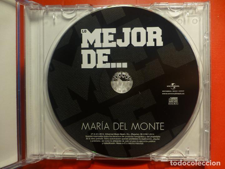 CDs de m&uacute;sica: CD - Compact Disc - Mar&iacute;a del Monte - Lo mejor de - Universal 2014 - Foto 2