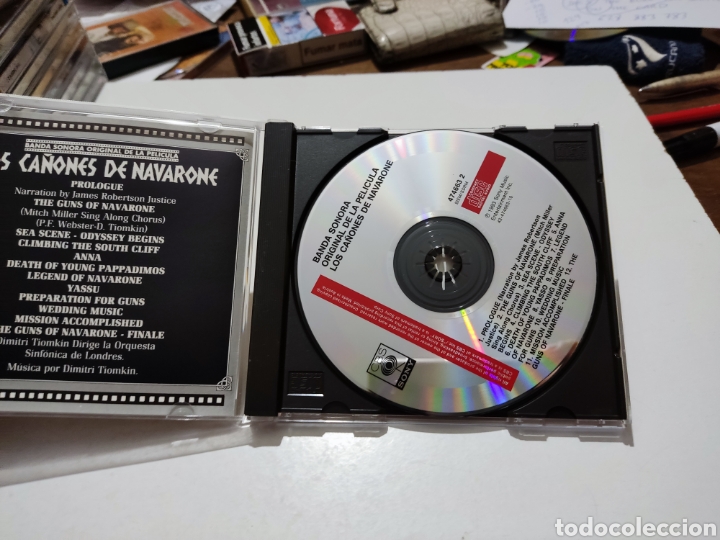 CDs de m&uacute;sica: CD Banda sonora,los ca&ntilde;ones de navarone - Foto 4