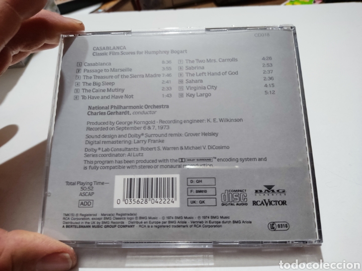 CDs de m&uacute;sica: CD Casablanca - Foto 4