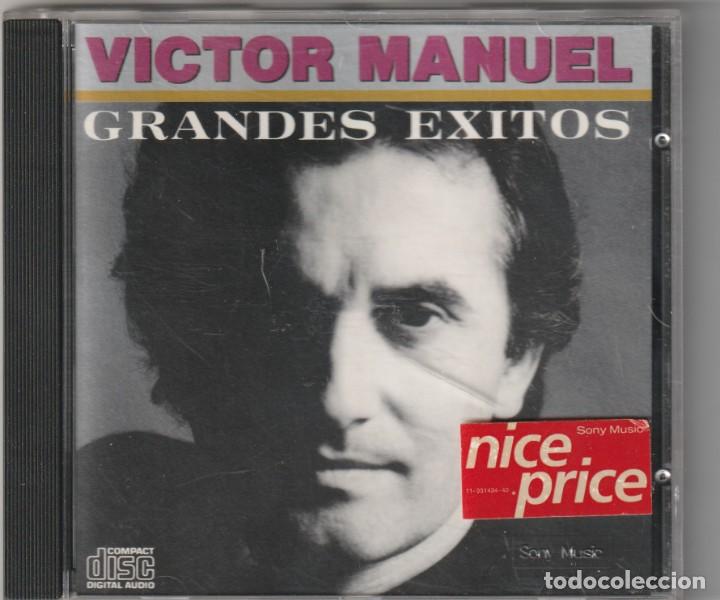 CDs de m&uacute;sica: VICTOR MANUEL - GRANDES EXITOS (CD CBS 1988) - Foto 1