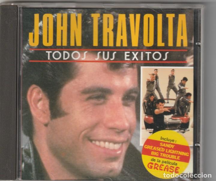 CDs de m&uacute;sica: JOHN TRAVOLTA - TODOS SUS EXITOS (CD PERFIL 1991) GREASE - Foto 1