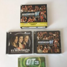CDs de Música: OPERACIÓN TRIUNFO. LOTE GENERACIÓN OT JUNTOS (2 CD'S) Y EL ALBUM DE OT3 (2 CD'S)