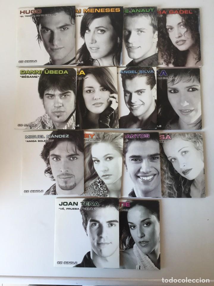 CDs de m&uacute;sica: OPERACI&Oacute;N TRIUNFO. Lote 14 CDs Single - Foto 1