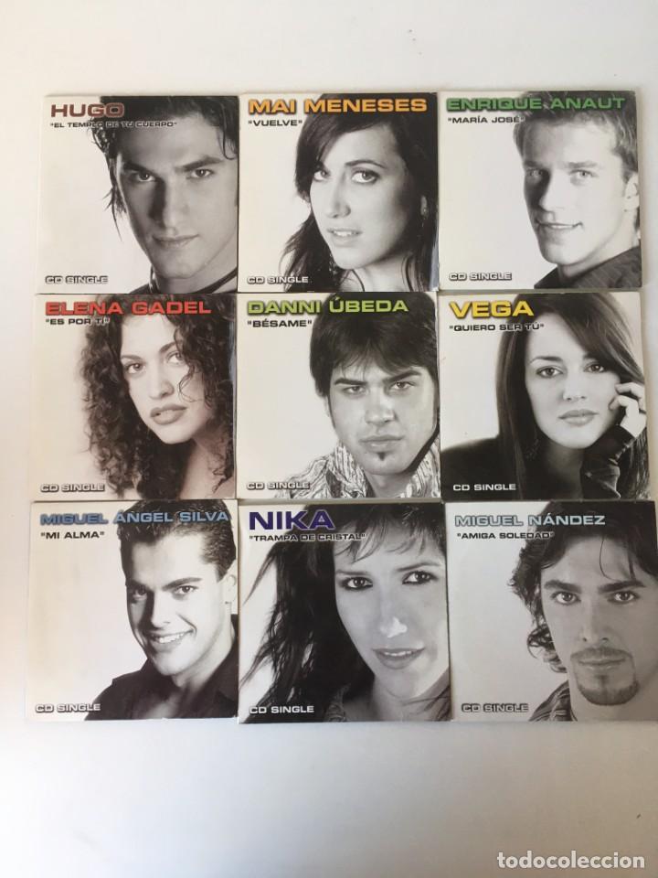 CDs de m&uacute;sica: OPERACI&Oacute;N TRIUNFO. Lote 14 CDs Single - Foto 2