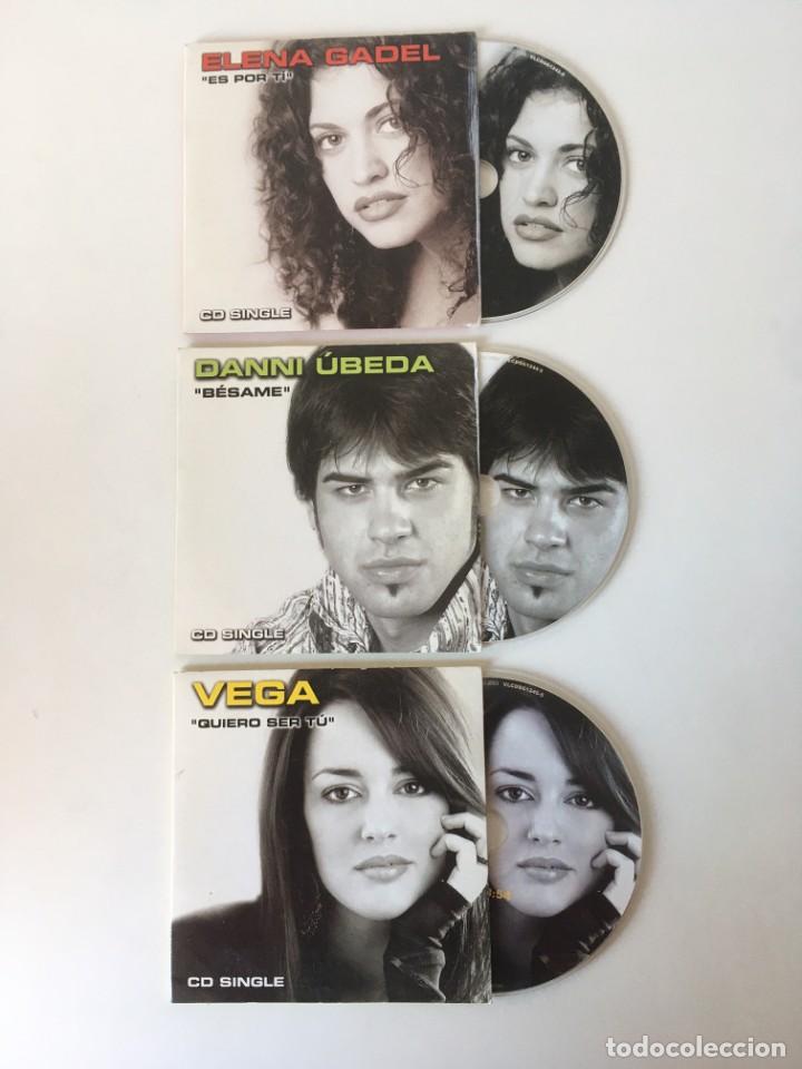 CDs de m&uacute;sica: OPERACI&Oacute;N TRIUNFO. Lote 14 CDs Single - Foto 7