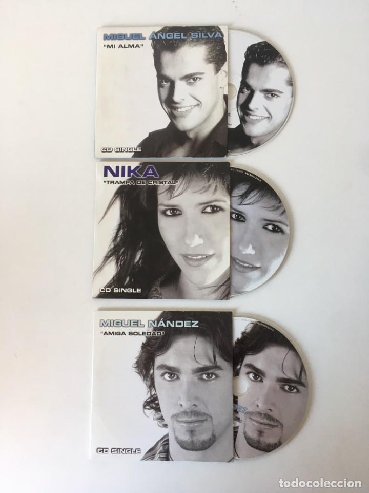 CDs de m&uacute;sica: OPERACI&Oacute;N TRIUNFO. Lote 14 CDs Single - Foto 8