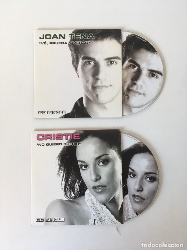 CDs de m&uacute;sica: OPERACI&Oacute;N TRIUNFO. Lote 14 CDs Single - Foto 10