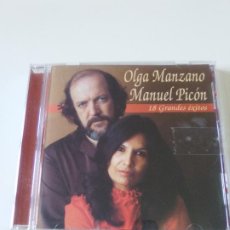 CDs de Música: OLGA MANZANO MANUEL PICON 18 GRANDES EXITOS ( 2003 FONOMUSIC DRO) RARO Y DIFICIL. Lote 315390648