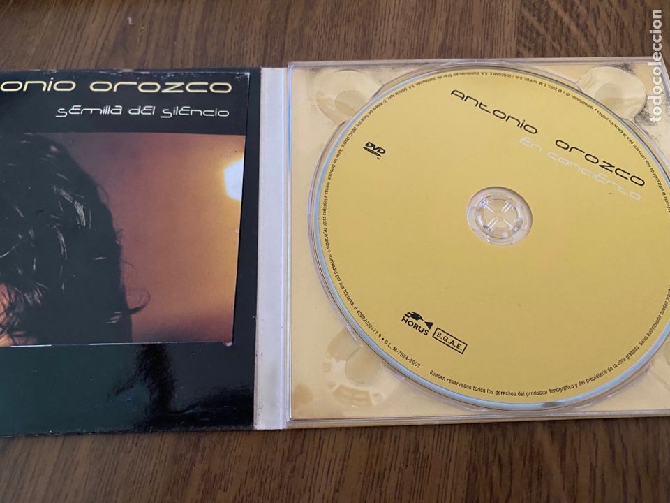 CDs de m&uacute;sica: CD ANTONIO OROZCO SEMILLA DEL SILENCIO - Foto 3