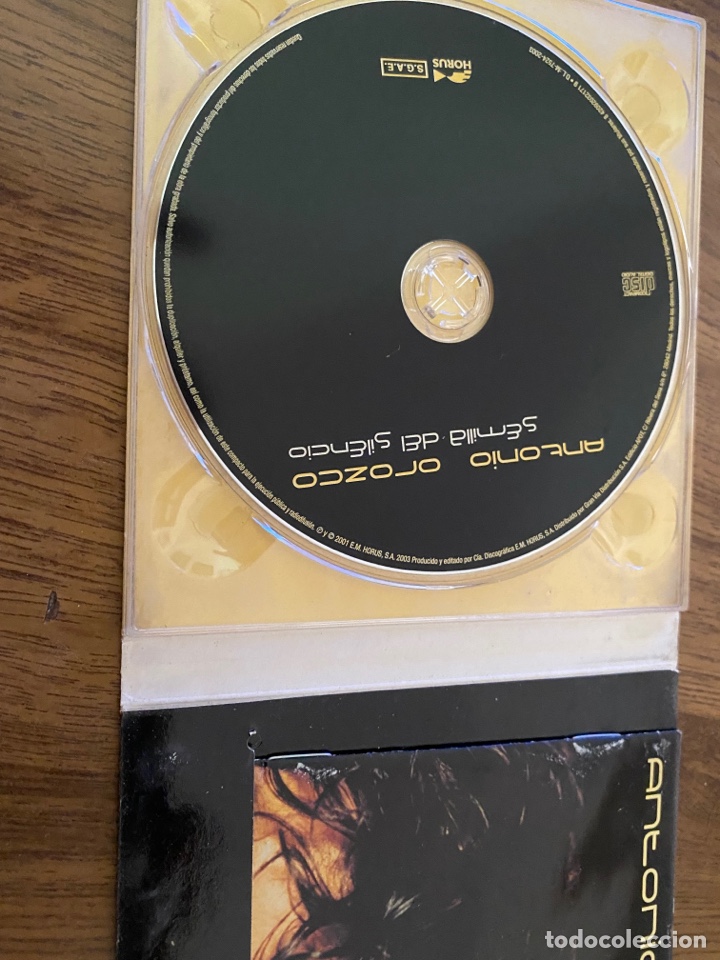 CDs de m&uacute;sica: CD ANTONIO OROZCO SEMILLA DEL SILENCIO - Foto 2