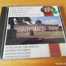 CDs de Música: CONTEMPORARY EAST GERMAN COMPOSERS. A PORTRAIT IN MUSIC (CD). Lote 315447898