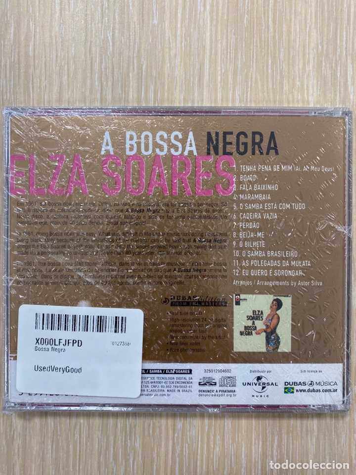 CDs de m&uacute;sica: CD A Bossa Negra - Elza Soares - Foto 2
