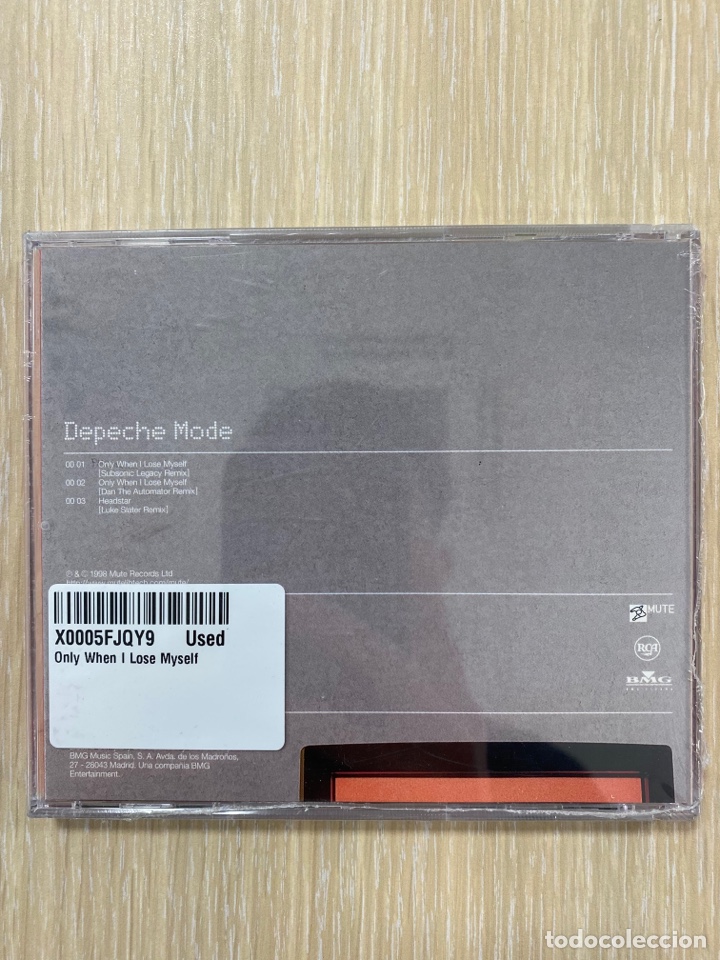 CDs de m&uacute;sica: Depeche Mode - CD Single Only When I Lose Myself - Foto 2