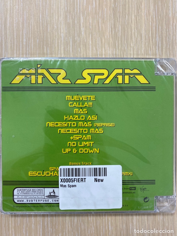 CDs de m&uacute;sica: CD - SPAM - Mas Spam - Foto 2