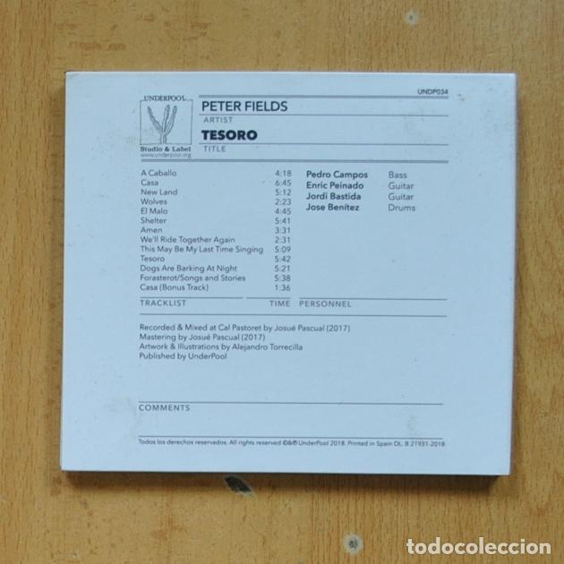CDs de m&uacute;sica: PETER FIELDS - TESORO - CD - Foto 2